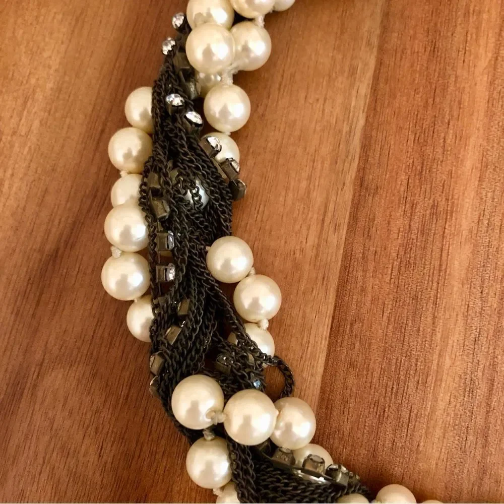 J.Crew | Mixed Media Statement Necklace | 20” Length